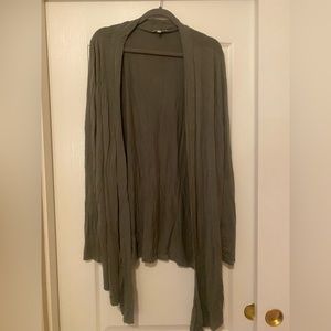 Olive color flowy cardigan